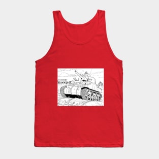 Sherman M4 A1 Tank Tank Top